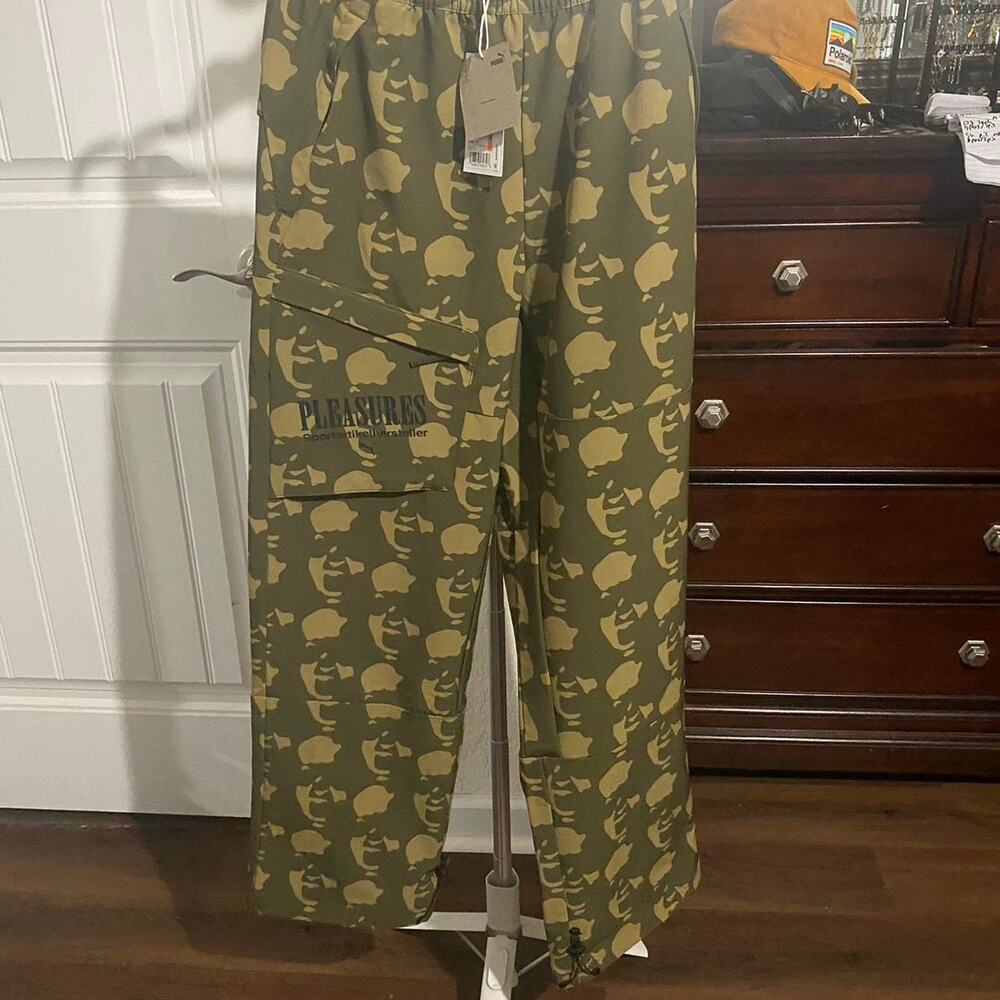 Puma x pleasures camo cargo